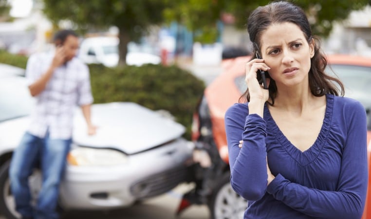 Female Driver Making